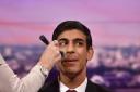 Ready for a close up? Chancellor Rishi Sunak prepares for an appearance on The Andrew Marr Show. Picture: BBC