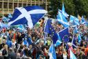 A Yes Scotland march in Glasgow