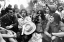 Bob Dylan at Mariposa Folk Festival on Olympic Island, 1972. PHOTO Keith Beaty/Toronto Star/Getty Images