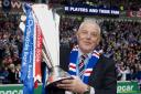 Walter Smith with the 2010 Clydesdale Bank Premier League trophy