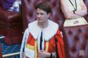 Baroness Davidson told to 'hang her head in shame' as she arrives in Lords
