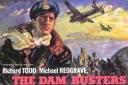 Movie poster of The Dam Busters which told the story of the bouncing bomb