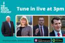 Oliver Mundell, Paul Sweeney and Clare Adamson to join this week's LIVE podcast episode