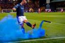 Dundee 0-2 St Johnstone: Griffiths kicks flare into away crowd in cup defeat