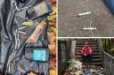 Nearly 70 needles found at 'drug den' along Glasgow's River Clyde