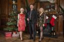 Anna Campbell-Jones, Michael Angus and Kate Spiers are the judges for Scotland's Christmas Home of the Year. Picture: Kirsty Anderson/IWC/BBC Scotland