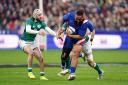 Uini Atonio is tackled by Ireland's Jack Conan during the Guinness Six Nations match at the Stade de France, Paris. Picture: PA
