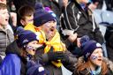 Scotland fans in the stands during the Guinness Six Nations match at Murrayfield Stadium, Edinburgh. Picture: PA