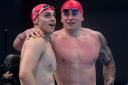 James Guy (left) and Adam Peaty at the Olympics