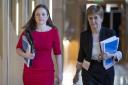 Finance Secretary Kate Forbes, left, and First Minister Nicola Sturgeon. File photo.