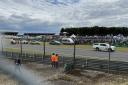 Protestors were removed from the Silverstone circuit in Sunday's British Grand Prix