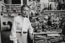 French author Simon de Beauvoir, 68, in her Parisian apartment. Simone de Beauvoir is renowned for her book 