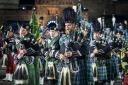The Massed Pipes and Drums perform on the Esplanade of Edinburgh Castle at this year's Royal Edinburgh Military Tattoo
