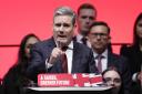 Sir Keir Starmer delivers his leader's speech at the Labour Conference on September 27, 2022 in Liverpool. Photo: Christopher Furlong/Getty Images.