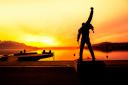 Former Queen frontman Freddie Mercury’s statue overlooks Lake Geneva