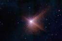 NASA's James Webb Telescope reveals new 'fingerprint' image created by two stars (Credit: NASA)