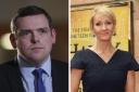 Douglas Ross has backed JK Rowling in a row over trans rights