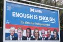 And do you know who the Prime Minister is?  Alba's new poster campaign