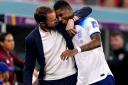 Marcus Rashford, right, reminded England boss Gareth Southgate of his talents going into the World Cup knockout stages
