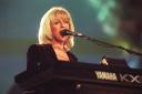 Christine McVie performing at the 1998 Brit Awards