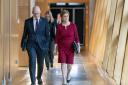 Deputy First Minister John Swinney with First Minister Nicola Sturgeon pictured in Holyrood last month.