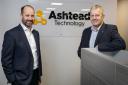 Ashtead chief executive Allan Pirie with Hiretech founder Andy Buchan