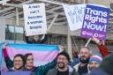 Activists both in support of and in opposition to the Scottish Government's planned gender reforms gathered outside the Parliament at Holyrood on December 20