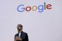 Google CEO Sundar Pichai   PictureL AP Photo/Eric Risberg