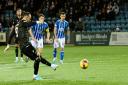 Steven Fletcher's first-half penalty was saved at Rugby Park