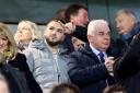Rangers' new signing Nicolas Raskin in the stands during the cinch Premiership match at Tynecastle Park