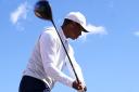 Tiger Woods in action at St Andrews