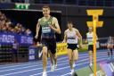 Neil Gourley wins the 1500m in Birmingham at the World Indoor Tour final