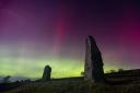 Picture of last month's Aurora which lit up the sky across Scotland taken from Isle of Skye.