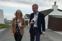 Scottish Lib Dem MSP Beatrice Wishart with party colleague Willie Rennie.