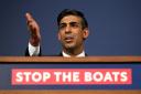 Prime Minister Rishi Sunak during a press conference in Downing Street, London, after the Government unveiled plans for new laws to curb Channel crossings as part of the Illegal Migration Bill. New legislation will be introduced which means asylum