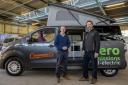 Michael Matheson MSP, Cabinet Secretary for Net Zero, Energy and Transport, visits CampervanCo, Denny, manufacturer of first multi use net zero camper van.  Photographed with Gary Hayes of CampervanCo.

More info from Andrew Turner at