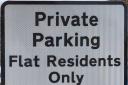 Paul Rimmer from Cambuslang asks: “Am I the only person who passes this sign and wonders where the three-dimensional residents are supposed to park?”