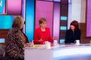 Among the First Minister's final gigs was an appearance on ITV's Loose Women