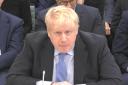 Boris Johnson during his ghrilling at the Commons on Wednesday