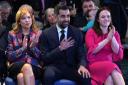 SNP leadership candidates from left Ash Regan, Humza Yousaf and Kate Forbes