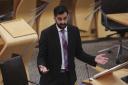 Humza Yousaf, former Health Secretary, delivers a statement to the Scottish Parliament