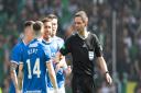 Rangers were unhappy with the referee at Celtic Park