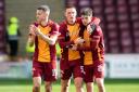 Dan Casey (centre) has been a standout for Motherwell since his arrival in January.