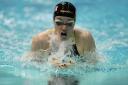 Kara Hanlon on her way to winning the 100m breaststroke at the British Championships in Sheffield