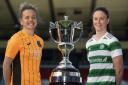 Glasgow City's Hayley Lauder and Celtic's Kelly Clark