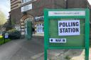A polling station in England