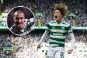 Kyogo Furuhashi has been compared to Celtic great Henrik Larsson, inset