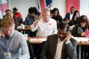 Labour leader Sir Keir Starmer joins members and activists at the Labour Party national phone bank in London, speaking to voters across England as part of the get out the vote operation. Voters will head to the polls on Thursday across England in the