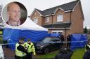 Police raid Nicola Sturgeon and Peter Murrell's home, April 2023. Prof Rob Johns (inset)