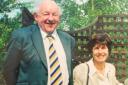 Lewine Mair with her late husband Norman, the former Scottish international rugby player and sports writer who died in 2014 with Alzheimer's Disease